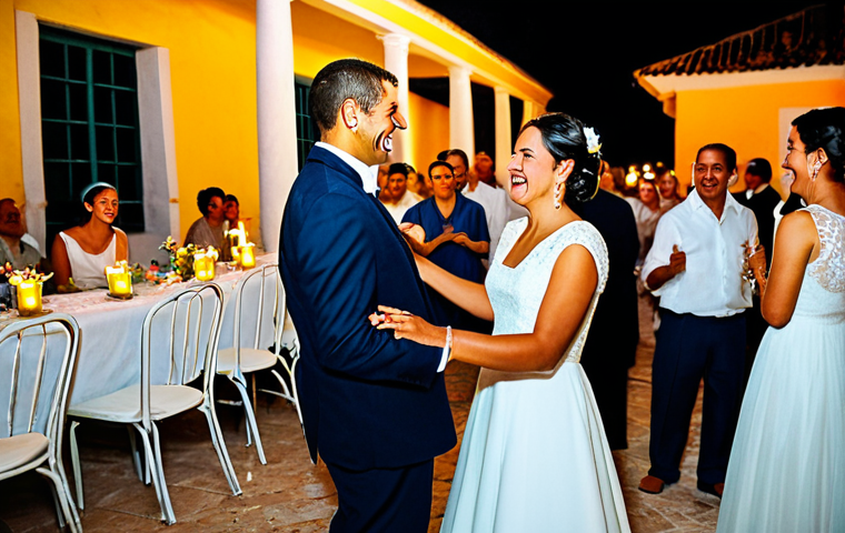 쿠바에서 결혼하는 외국인의 절차 - Colorful Havana Street Photo**

"A happy, fully clothed newlywed couple walking hand-in-hand down a ...