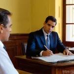 쿠바에서 법률 상담 받는 방법 - **Prompt 1: Legal Consultation in Havana**
    "A professional, well-dressed female foreigner, aged ...